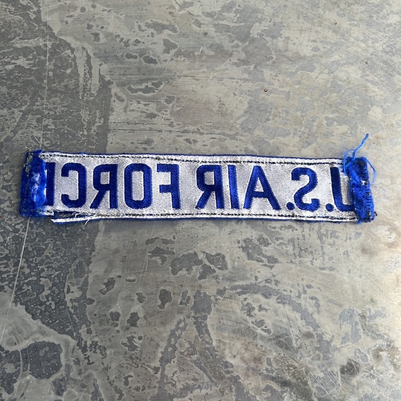U.S. AIR FORCE blue tape patch, vintage - Picture 3 of 11